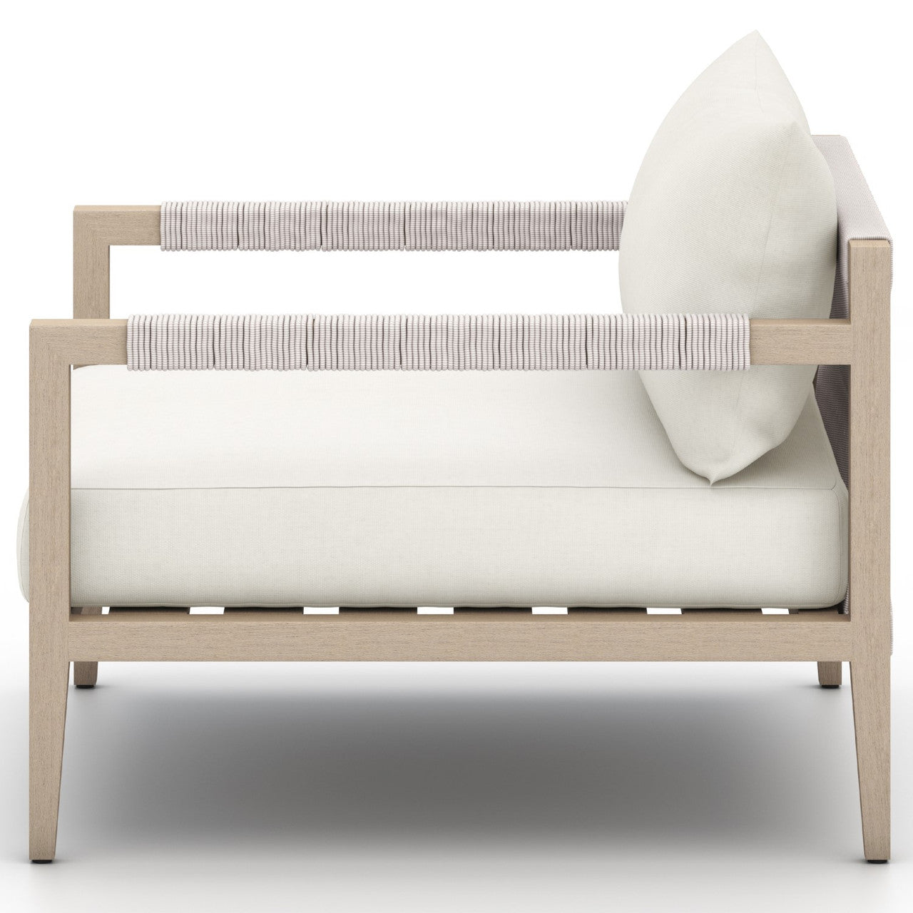 Sherwood Natural Teak Natural Ivory Outdoor Club Chair