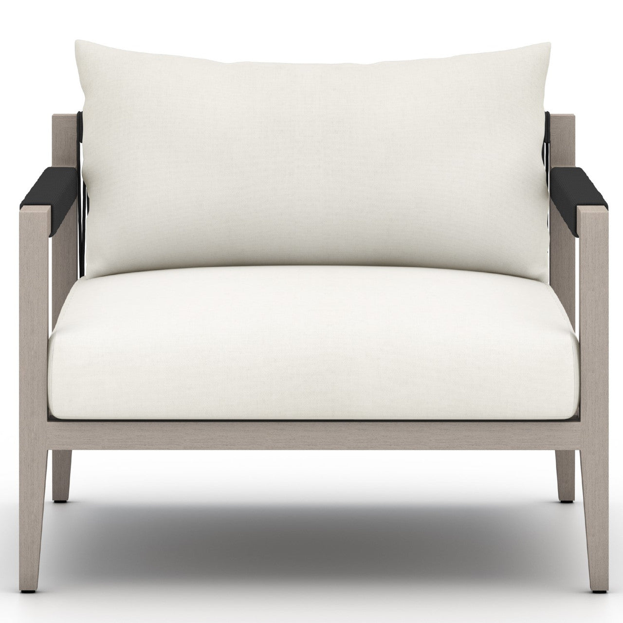 Sherwood Grey Teak Natural Ivory Outdoor Club Chair