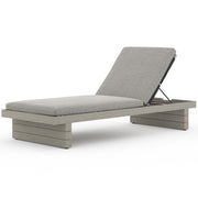 Leroy Weathered Grey Outdoor Chaise