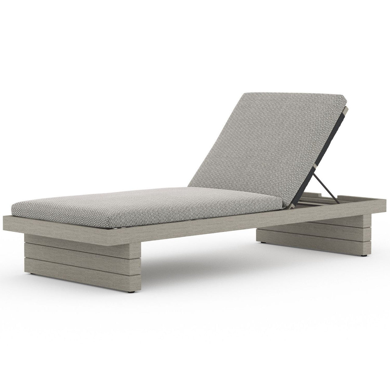 Leroy Weathered Grey Outdoor Chaise
