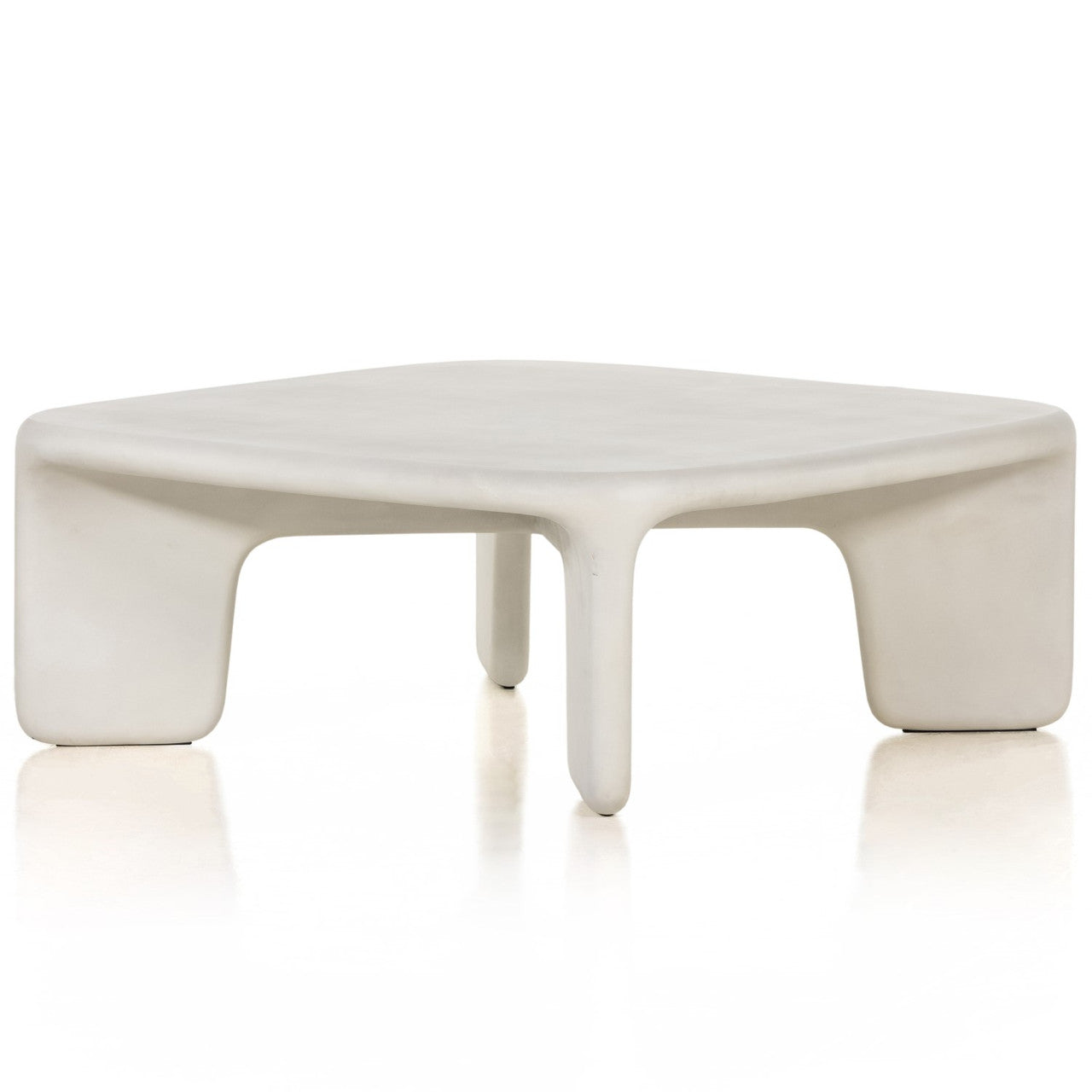 Dante White Concrete Coffee Table