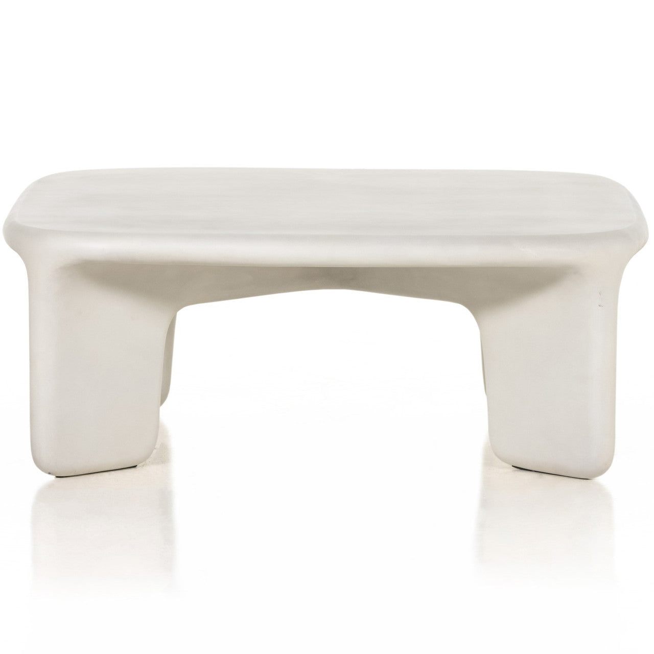 Dante White Concrete Coffee Table