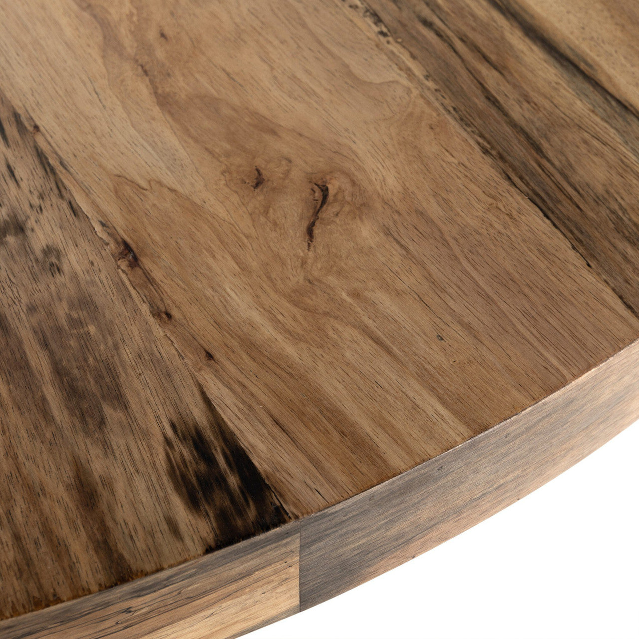 Hudson Round Dining Table 60" - Spalted Primavera