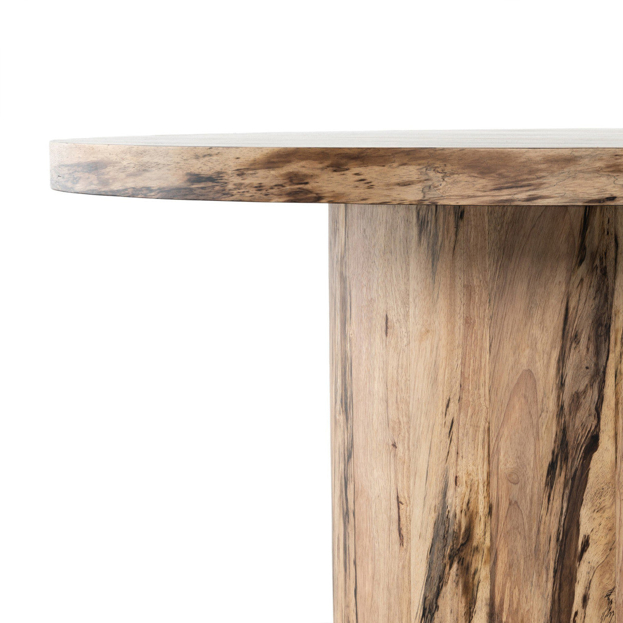 Hudson Round Dining Table 60" - Spalted Primavera