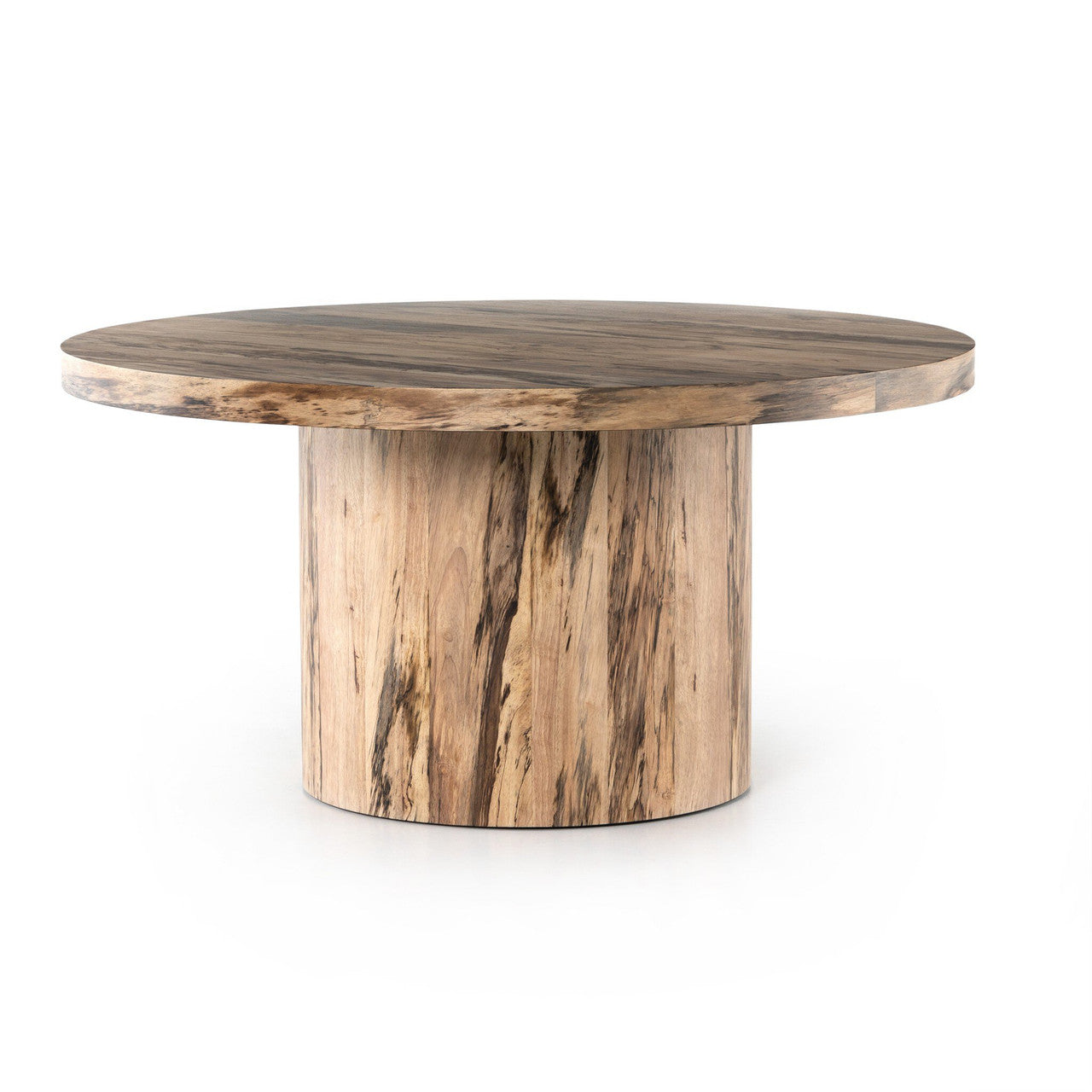Hudson Round Dining Table 60" - Spalted Primavera