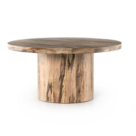 Hudson Round Dining Table 60" - Spalted Primavera