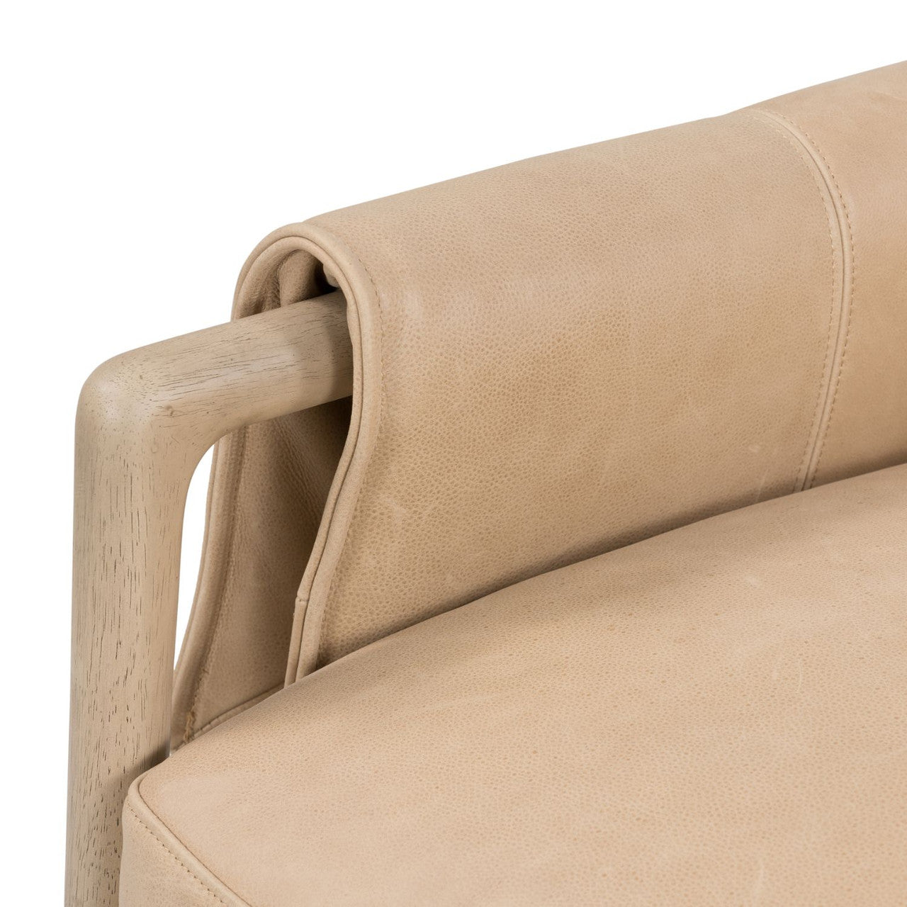 Harrison Palermo Nude Leather Chair