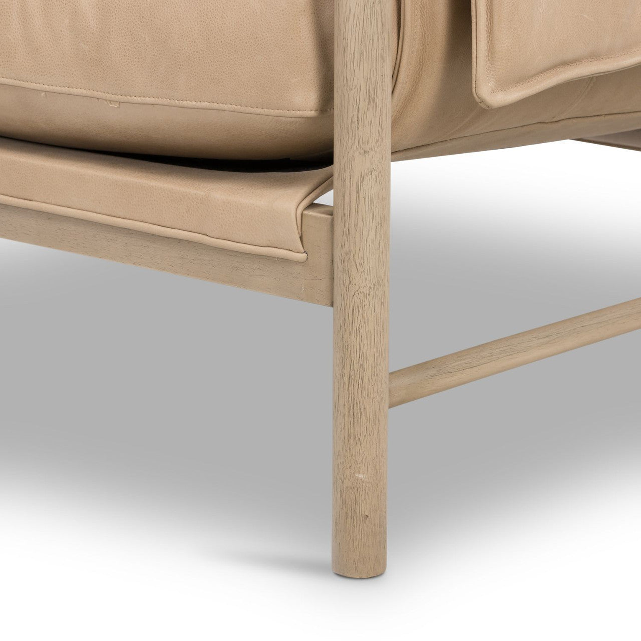 Harrison Palermo Nude Leather Chair