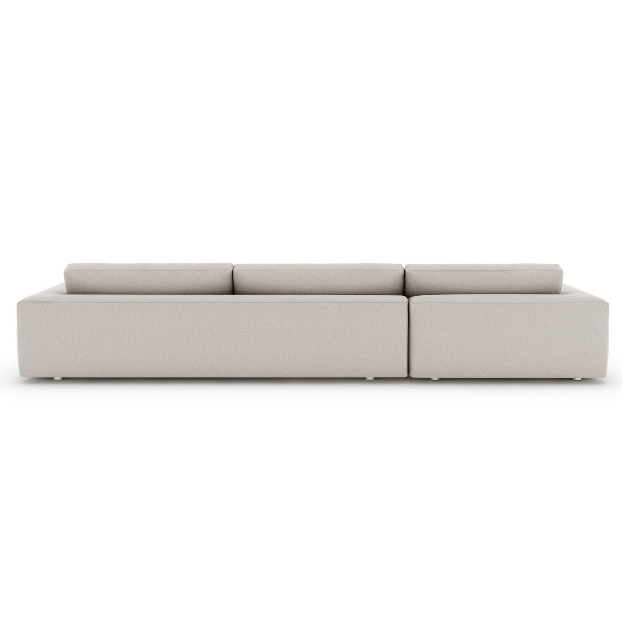 Fenton 2 Piece Carrera Cloud Fabric Sectional Facing Chaise Sofa 136",LAF