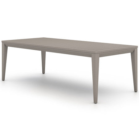 Sherwood Grey Teak Outdoor Dining Table 94"