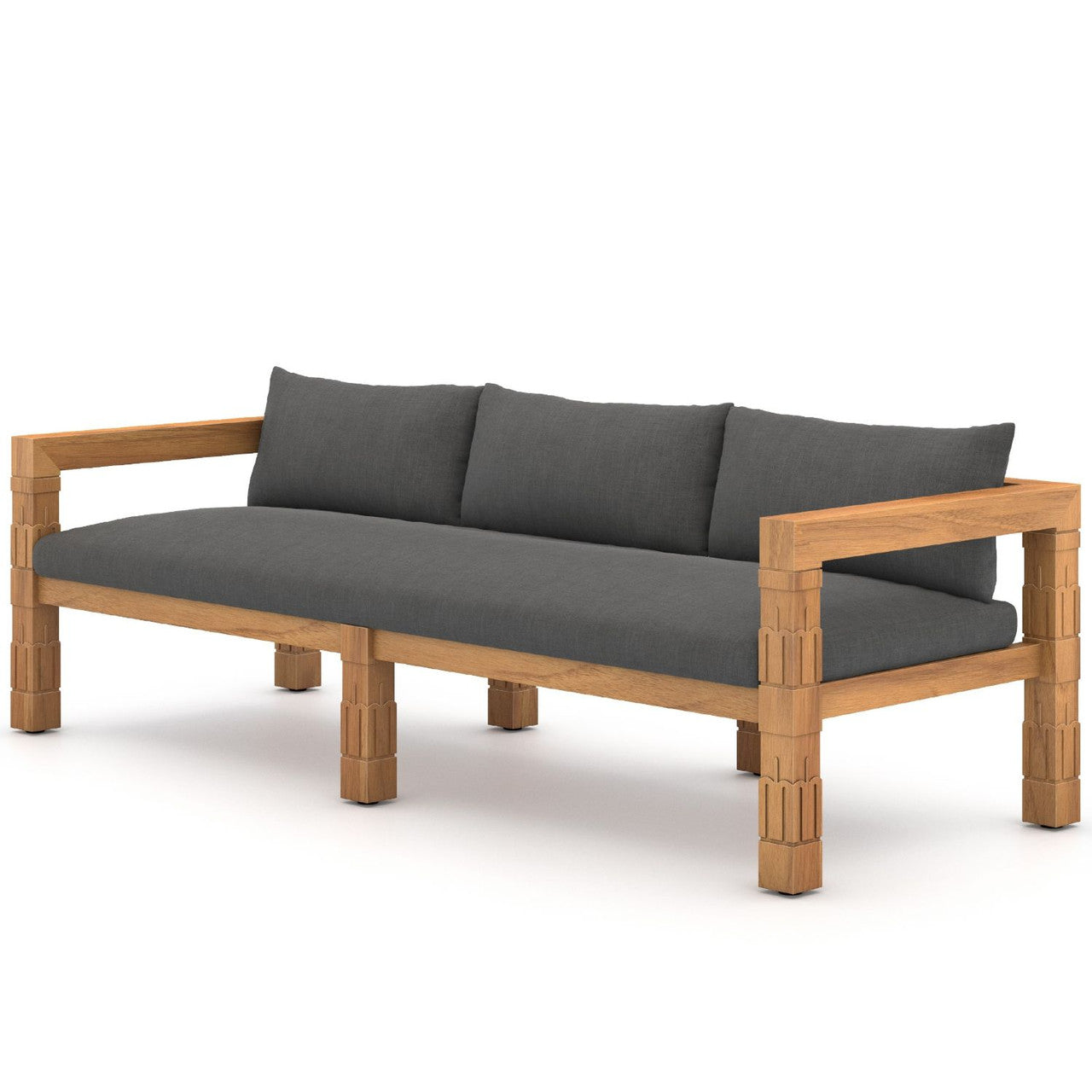 Alta Natural Teak Outdoor Sofa-89"