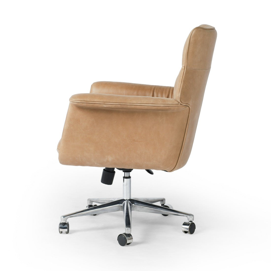 Humphrey Tan Leather Executive Office Desk Chair