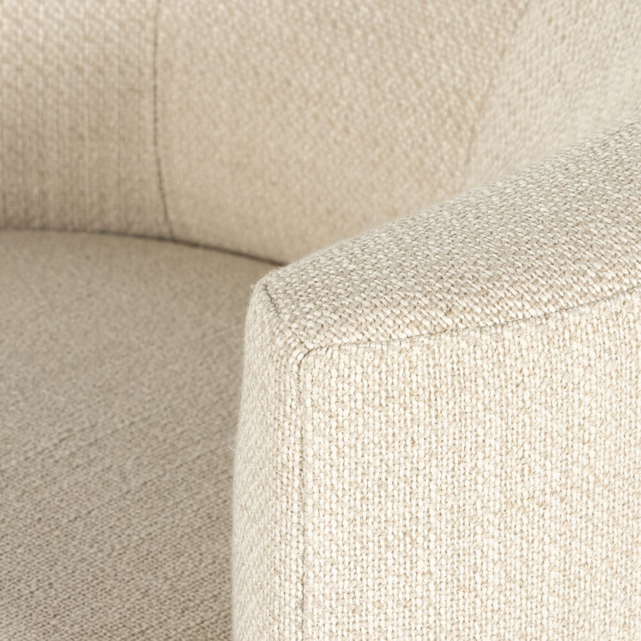 Carmela Irving Taupe Swivel Chair