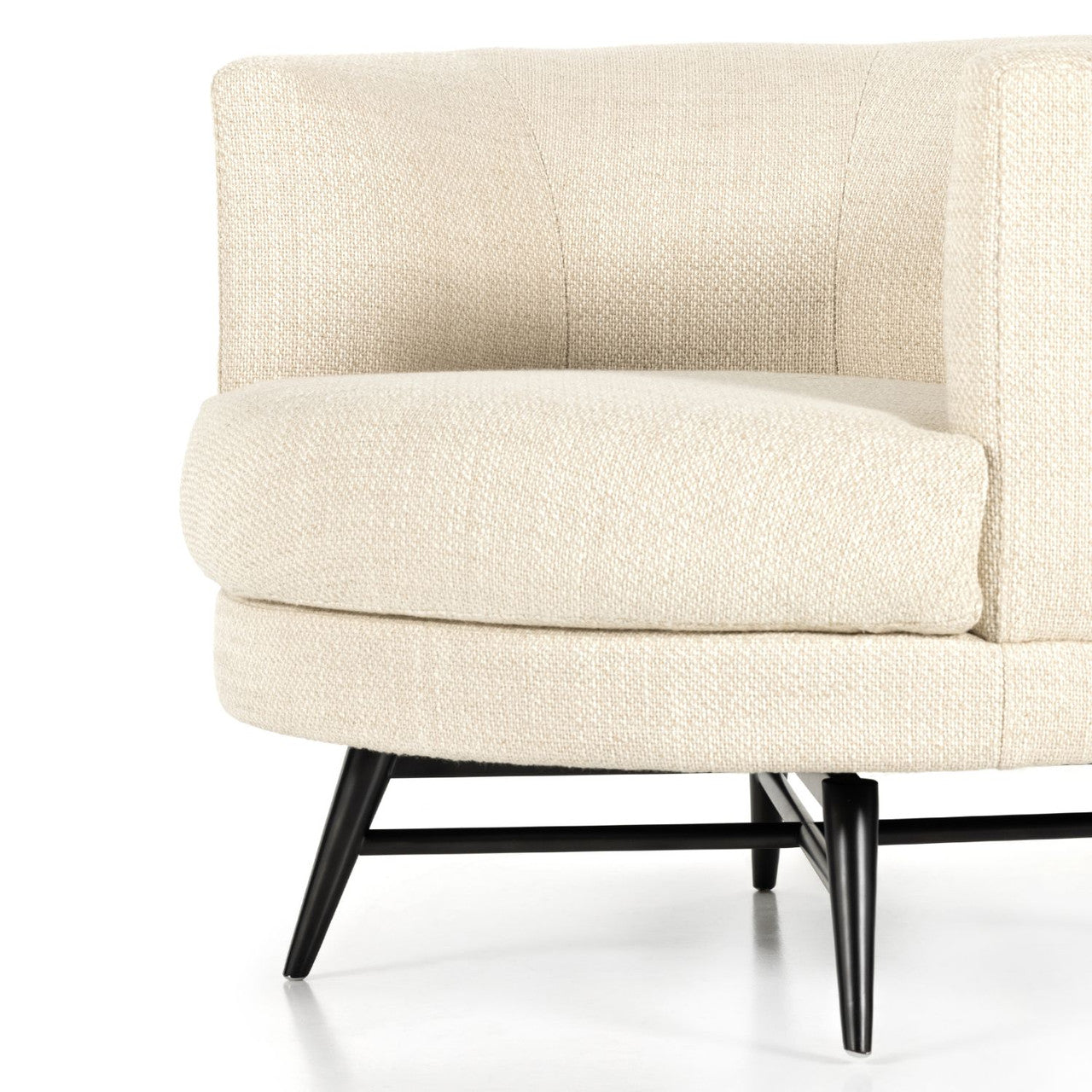 Carmela Irving Taupe Swivel Chair