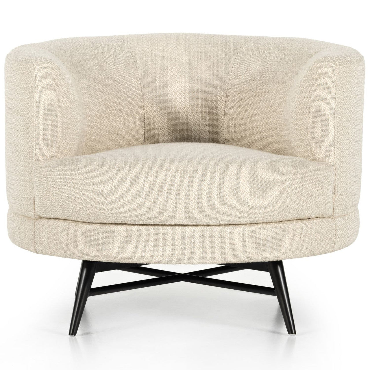 Carmela Irving Taupe Swivel Chair