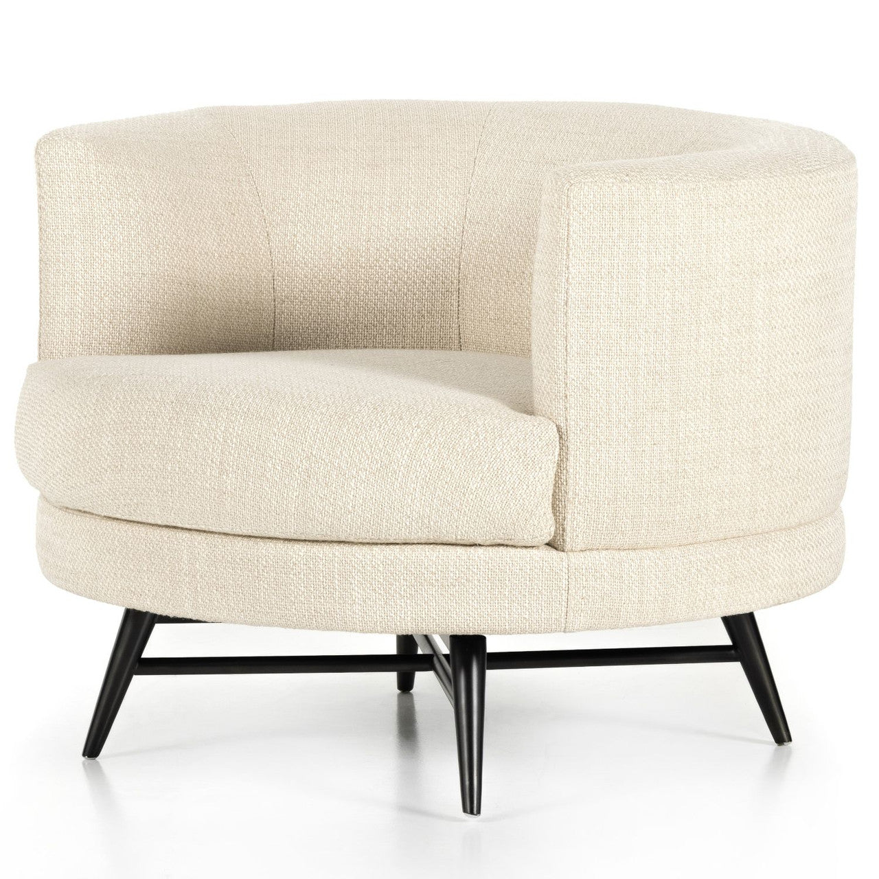 Carmela Irving Taupe Swivel Chair
