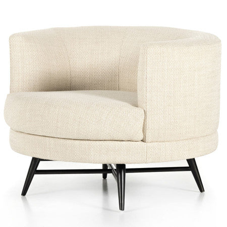 Carmela Irving Taupe Swivel Chair
