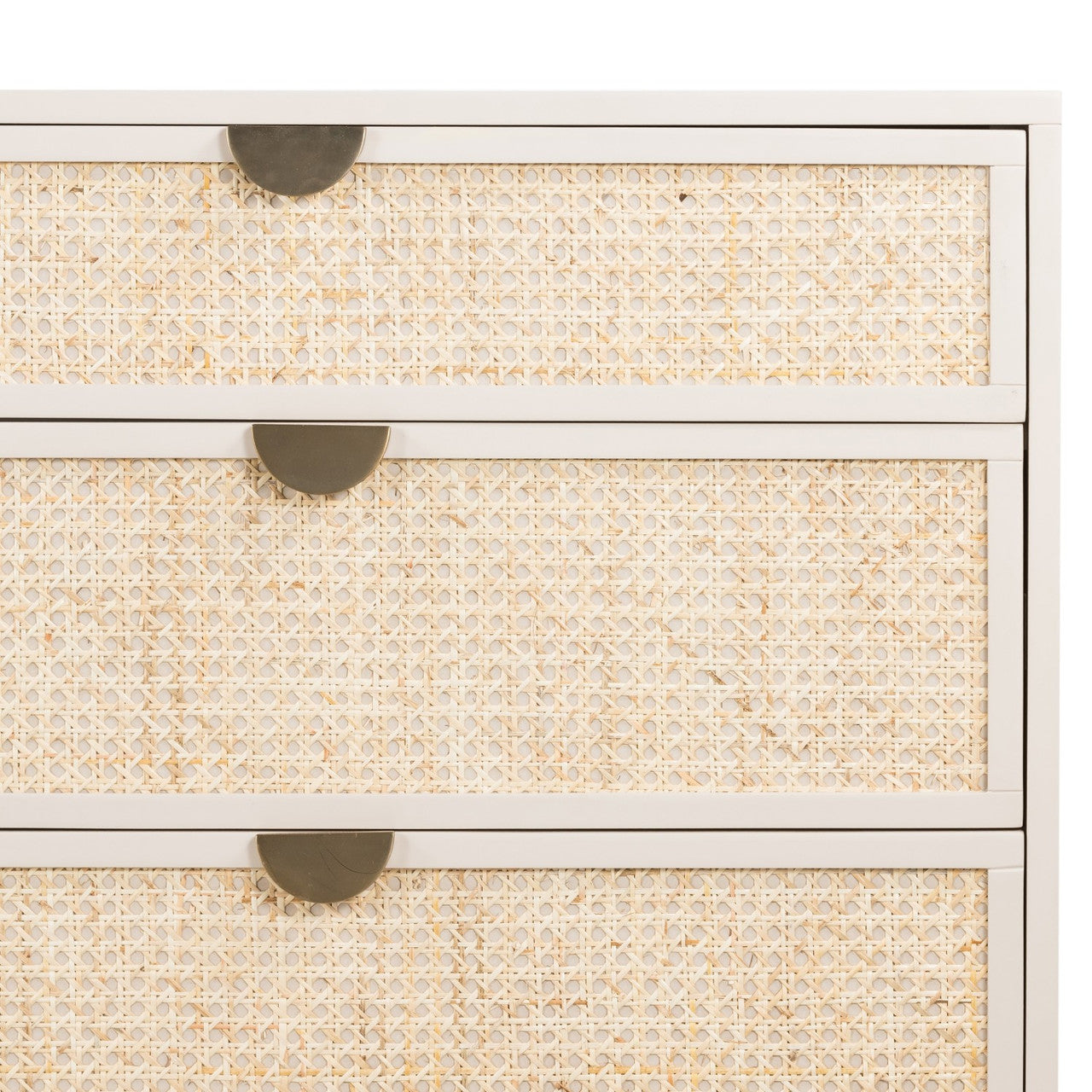 Luella Matte Alabaster 6 Drawer Dresser