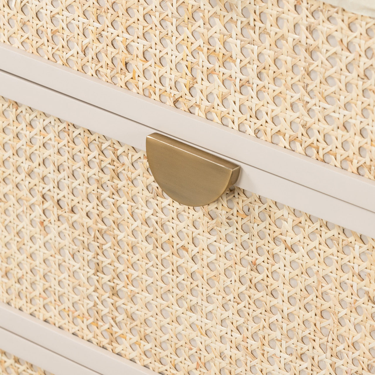 Luella Matte Alabaster 6 Drawer Dresser