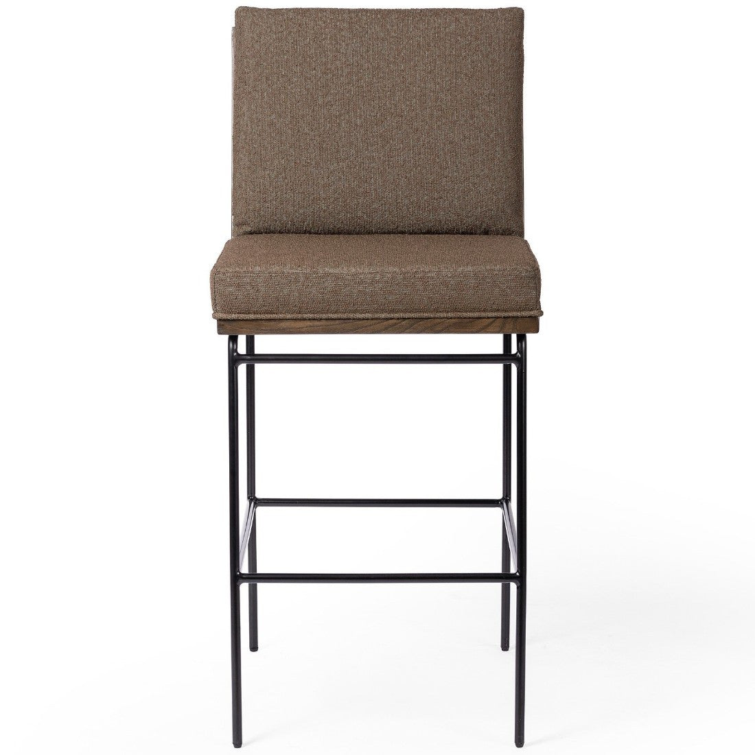 Crete Fiqa Boucle Cocoa Bar Stool