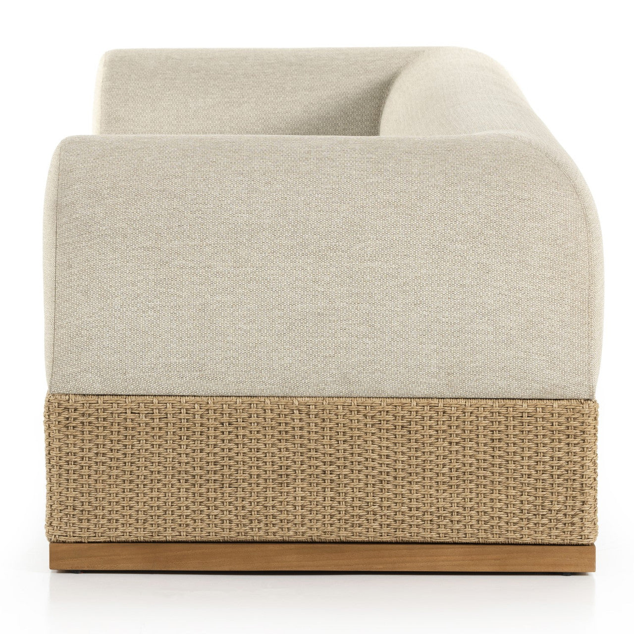 Joss Outdoor Natural Teak Sofa 106"