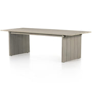 Belton Grey Teak Outdoor Dining Table