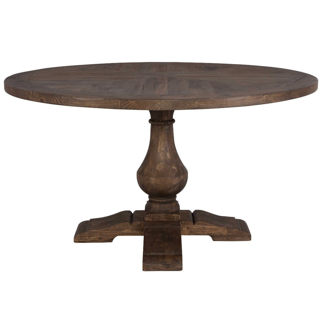 Stratford Reclaimed Wood Round Dining Table 52" 