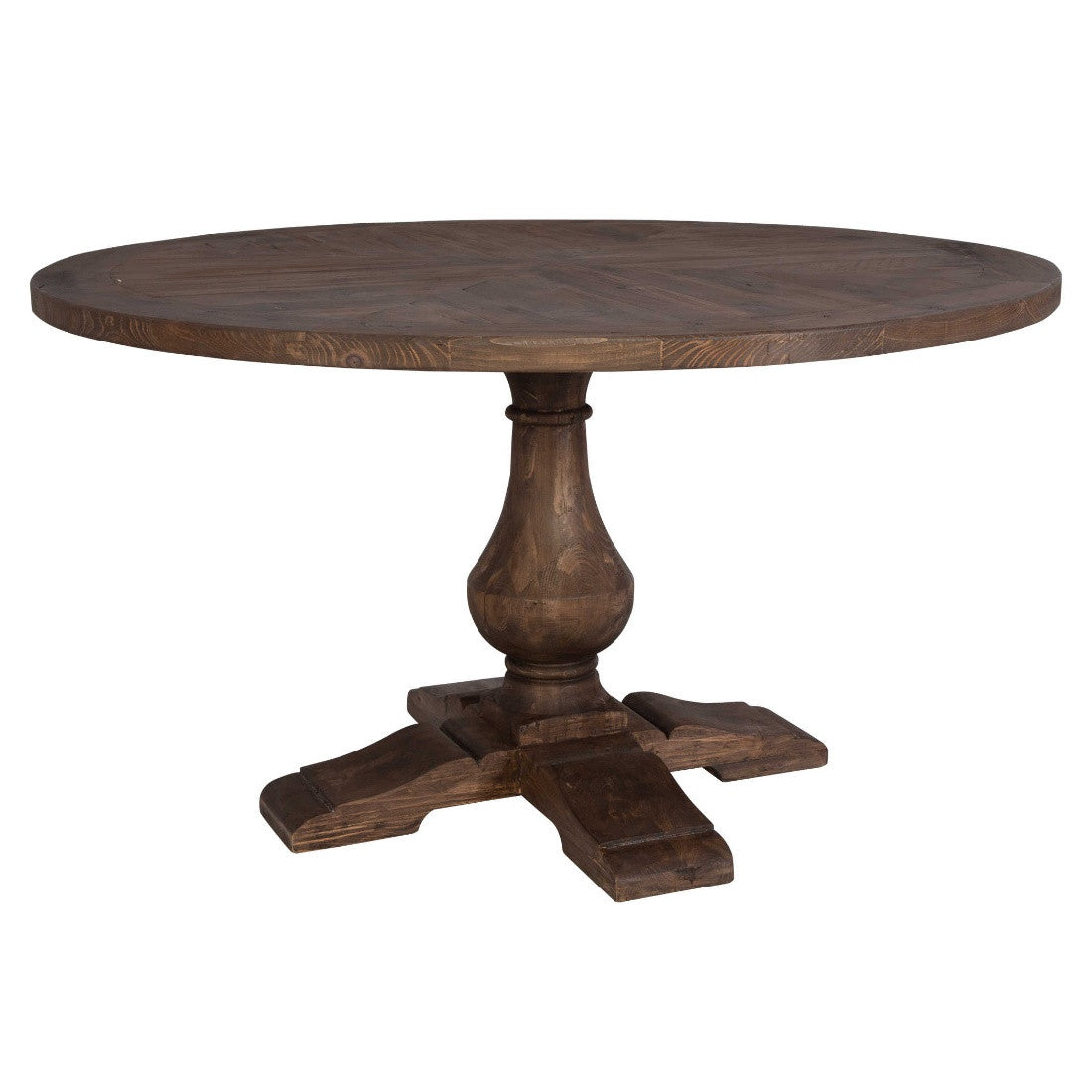 Stratford Reclaimed Wood Round Dining Table 52" 