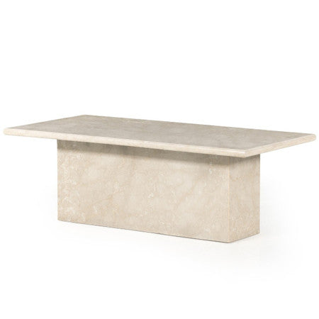 Arum Solid Marble Coffee Table 50"