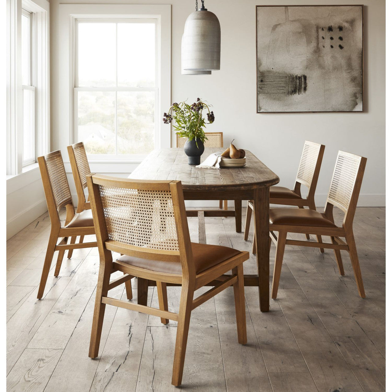 Alfie Waxed Pine Dining Table 110"