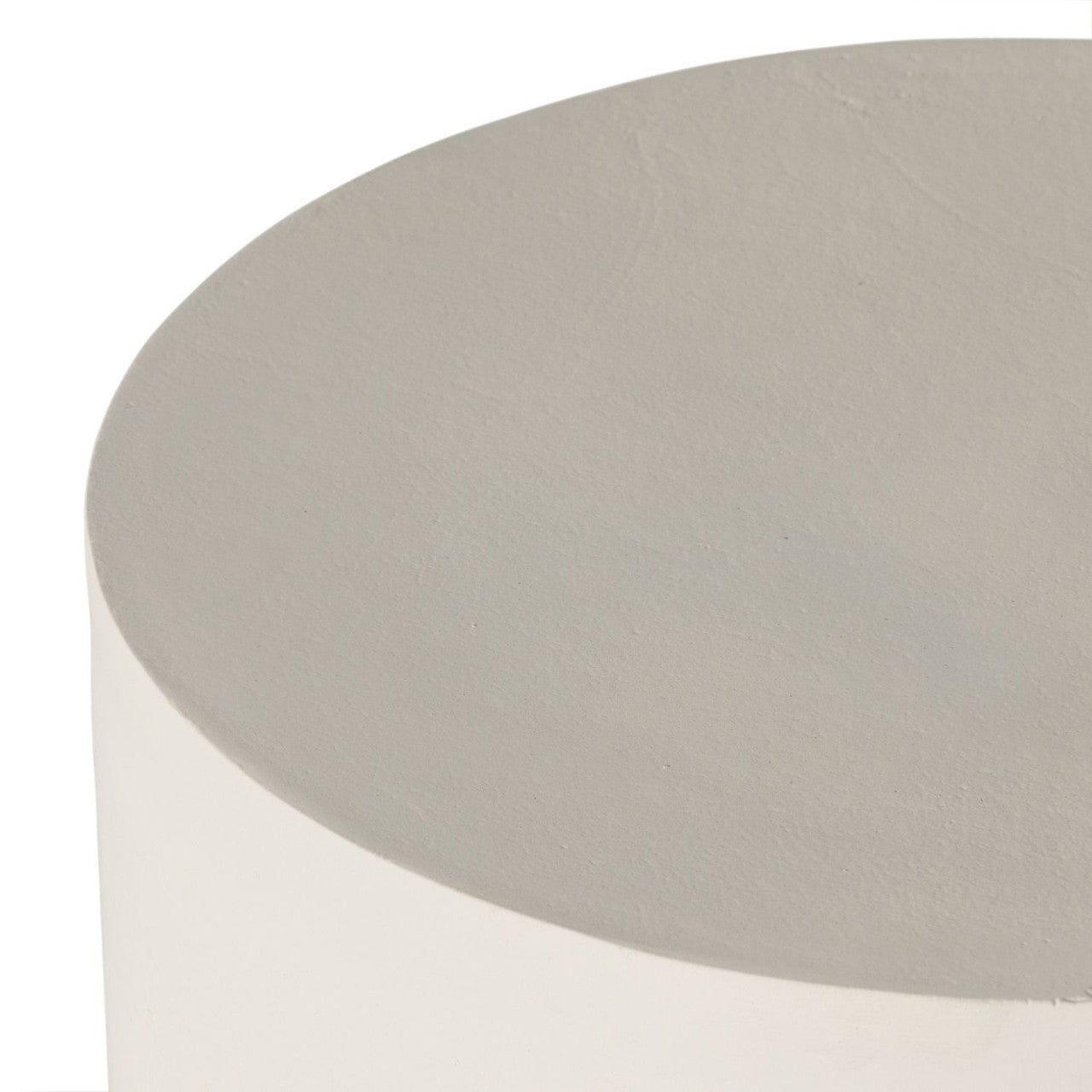 Basil Matte White Outdoor Drink Table