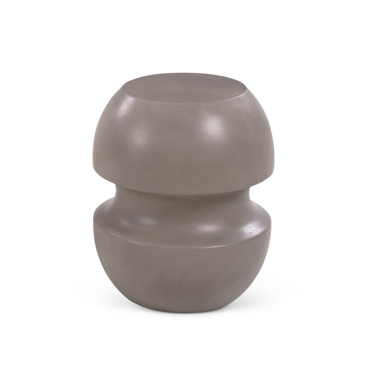Cyrus Indoor/Outdoor Concrete End Table Dark Grey by Urbia - detail 2
