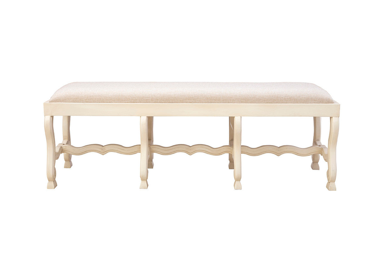 Cream Romeo Bench - 59'