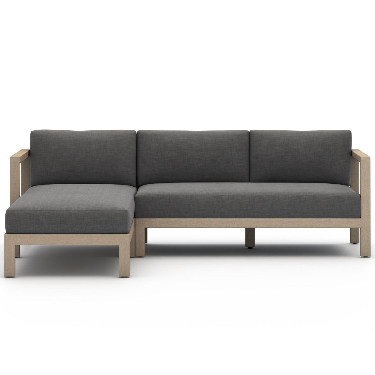 Sonoma Washed Brown Outdoor 2 Piece Sectional Laf