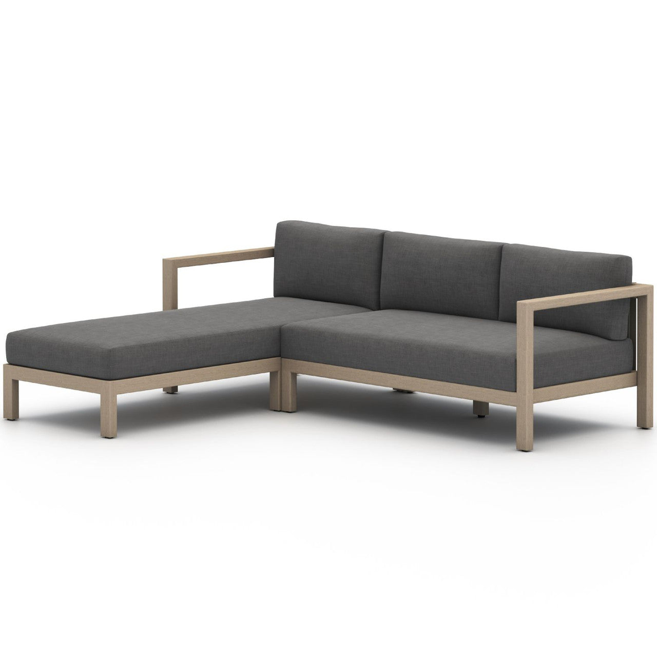 Sonoma Washed Brown Outdoor 2 Piece Sectional Laf