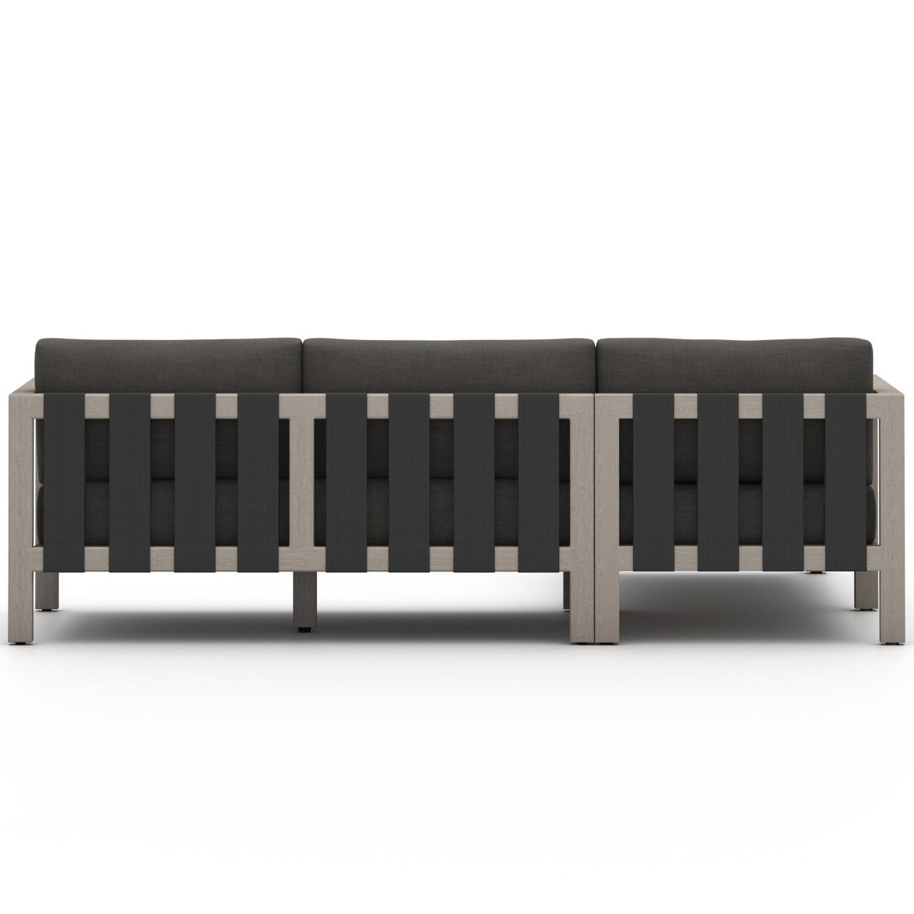 Sonoma Washed Grey Outdoor 2 Piece Sectional Laf
