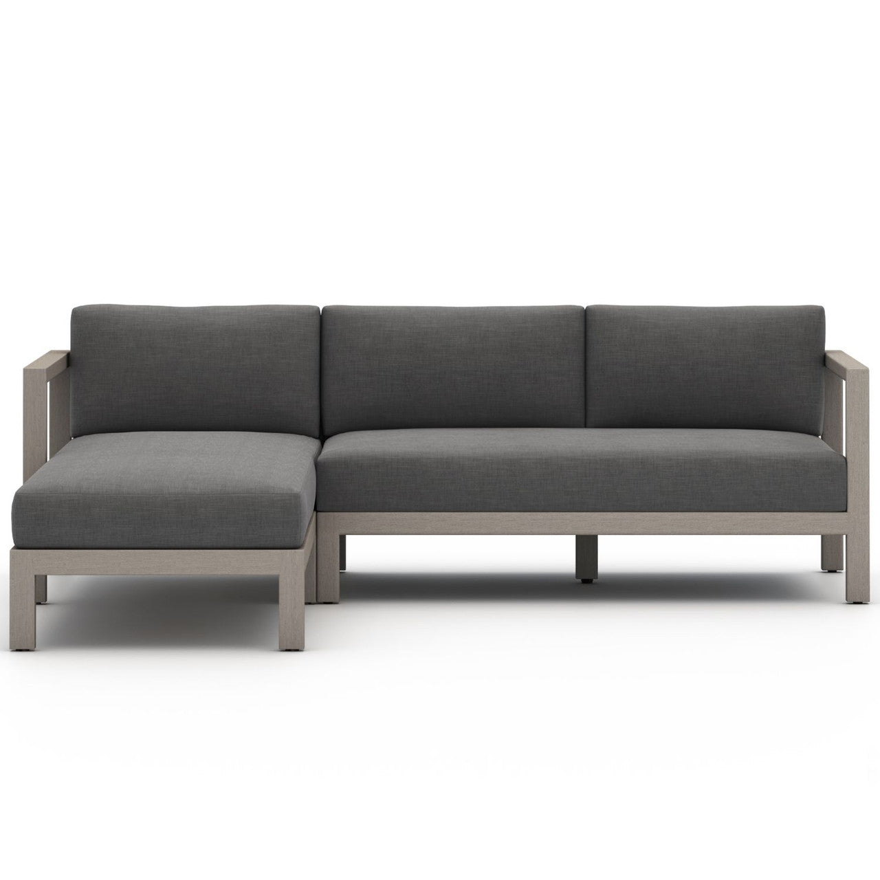 Sonoma Washed Grey Outdoor 2 Piece Sectional Laf