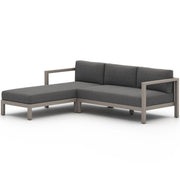 Sonoma Washed Grey Outdoor 2 Piece Sectional Laf