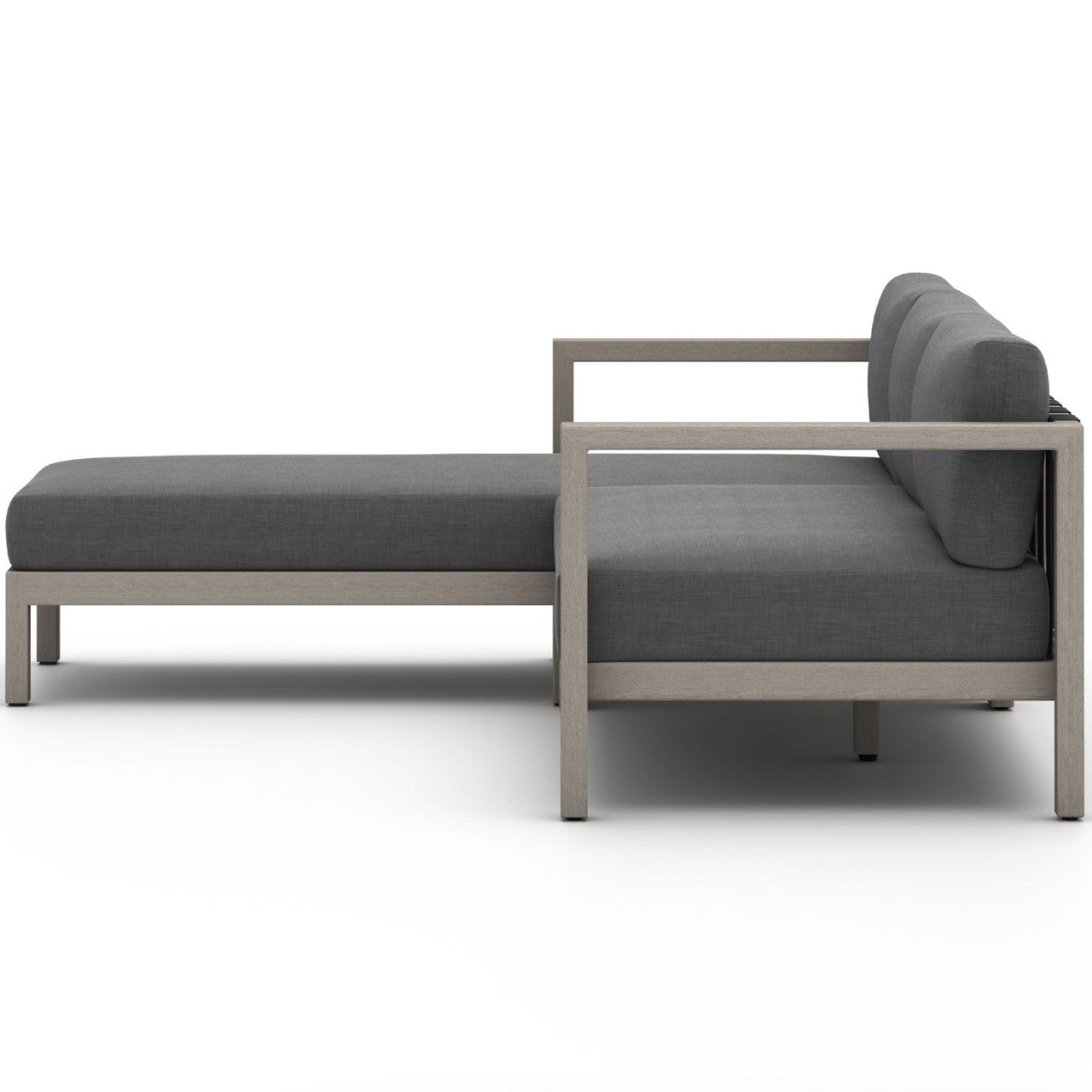 Sonoma Washed Grey Outdoor 2 Piece Sectional Laf