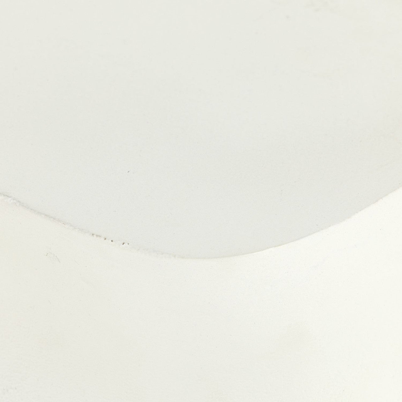 Basil Matte White Square Outdoor Drink Table