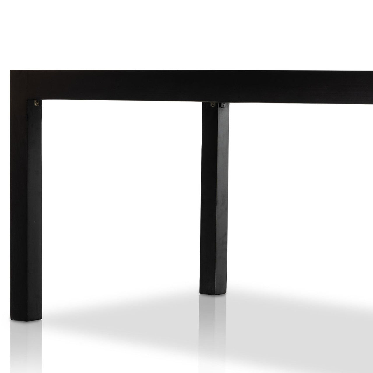 Isador Black Wash Poplar Dining Table 96"