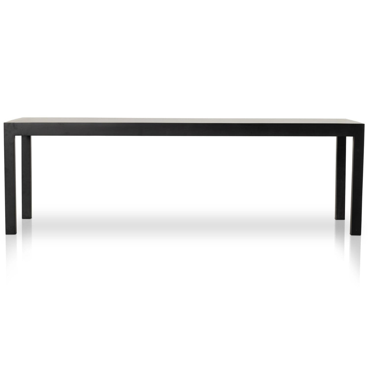 Isador Black Wash Poplar Dining Table 96"