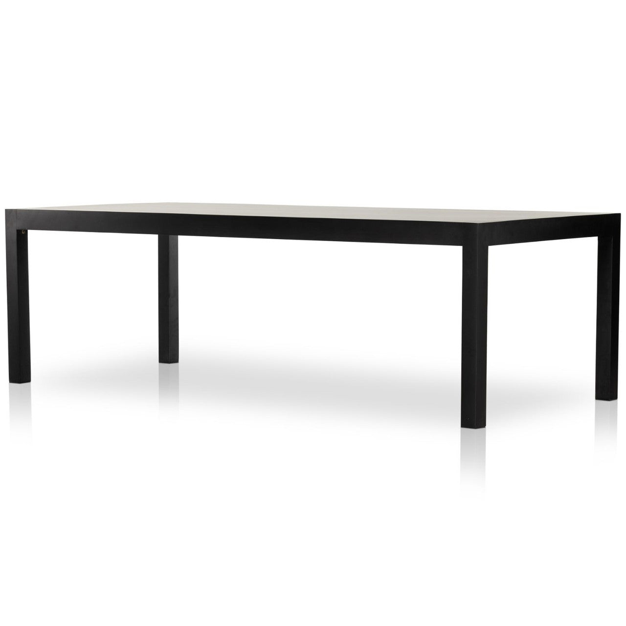 Isador Black Wash Poplar Dining Table 96"
