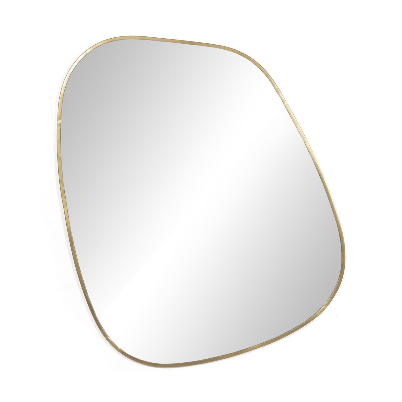 Nova Mirror - Antique Brass Iron