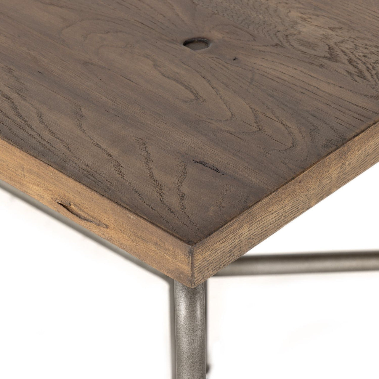 Marion Rustic Fawn Veneer Dining Table