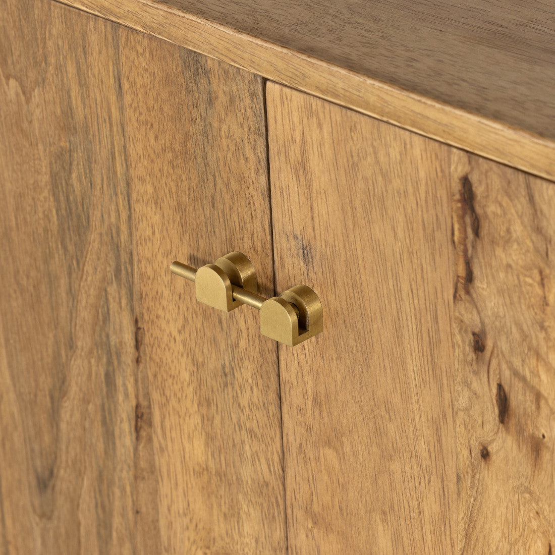 Reza Modern Wood Wide Bookcase with Cabinets 84"