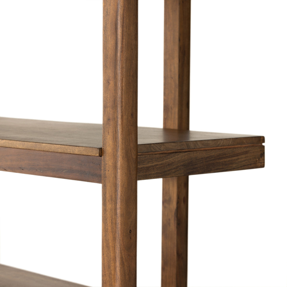 Reza Modern Wood Wide Bookcase with Cabinets 84"