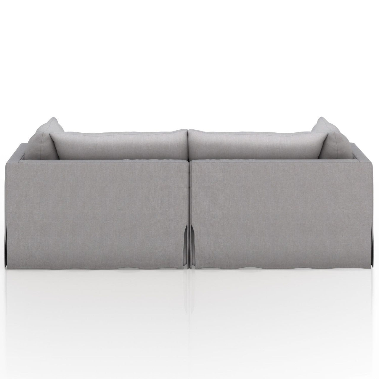 Habitat Vesuvio Dove Double Chaise Sectional 87''