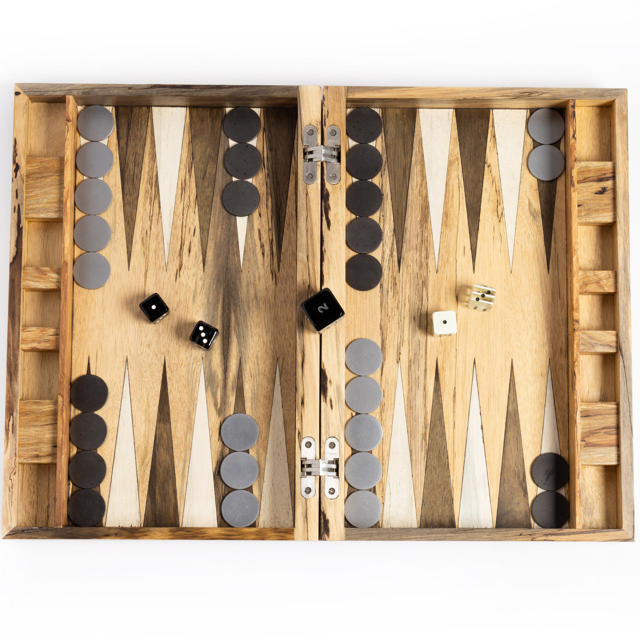 Spalted White Backgammon