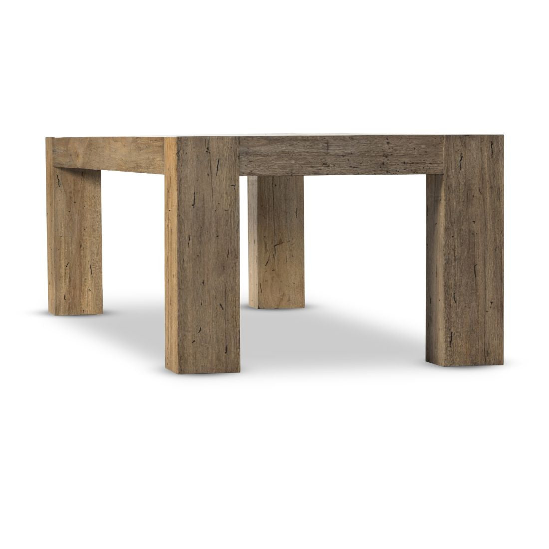 Abaso Rustic Oak Dining Table 108"